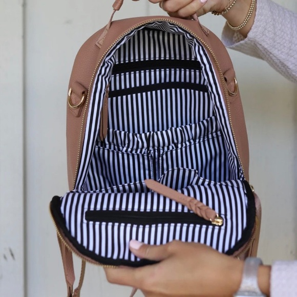 *SOLD* Rad Rev the 1 Mini Backpack in Taupe - Picture 4 of 5